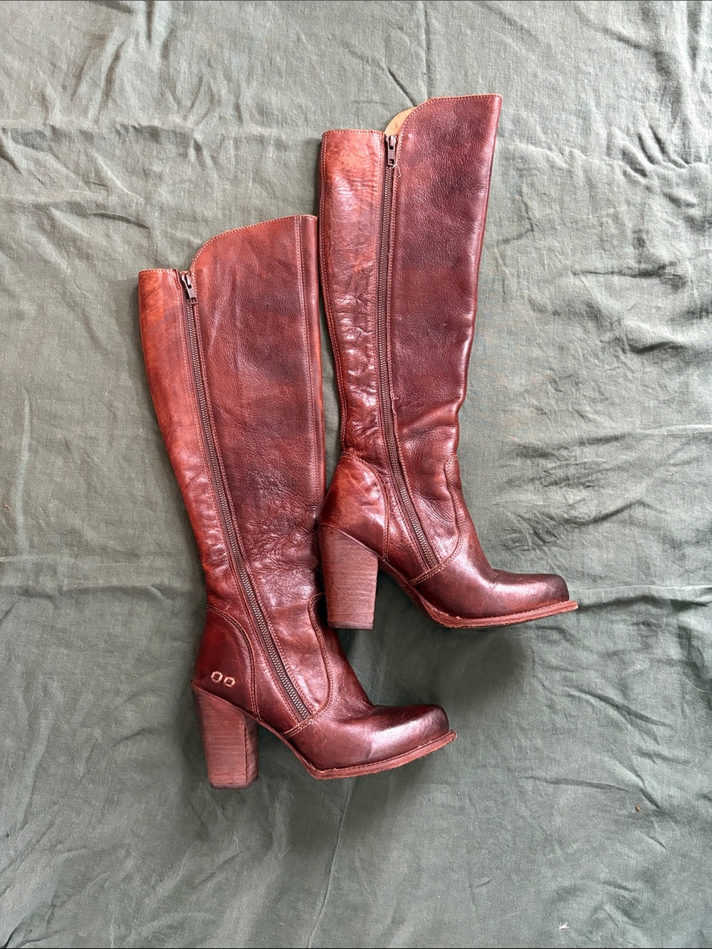 Bed Stu| cobbler to the knee boots